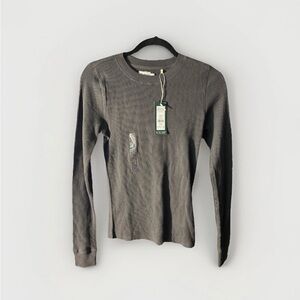 Alpine Design Women's Small Long Sleeve Waffle 100% Cotton Shirt NWT